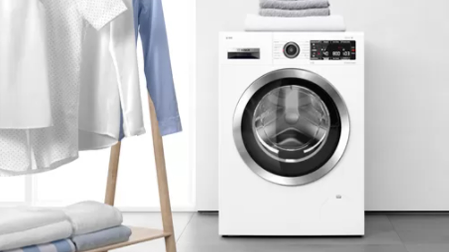 Le lave-linge frontal WAU28T40FG BOSCH