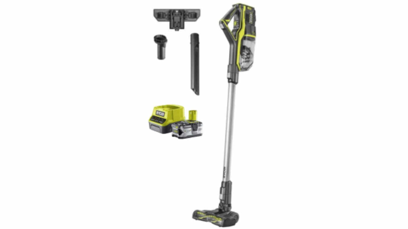 L’aspirateur-balai R18SV7-140G Ryobi